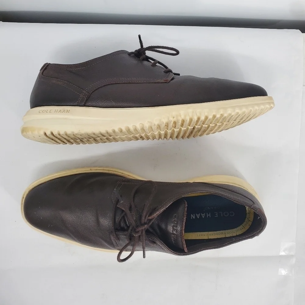 Cole Haan Shoe  Men's 12 M Grand+ Plain Toe Oxford Golf C36982